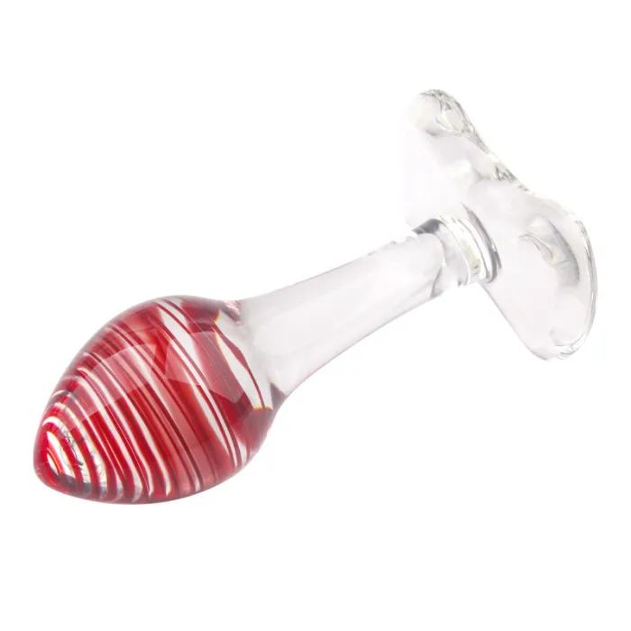 Glass Anal Plug G-Spot Massager Dildo Crystal Butt Plug