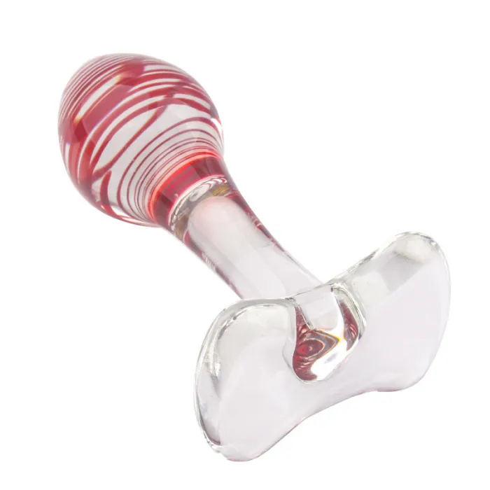 Glass Anal Plug G-Spot Massager Dildo Crystal Butt Plug