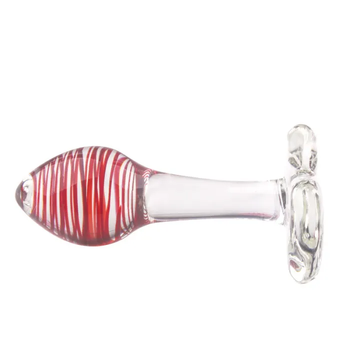 Glass Anal Plug G-Spot Massager Dildo Crystal Butt Plug