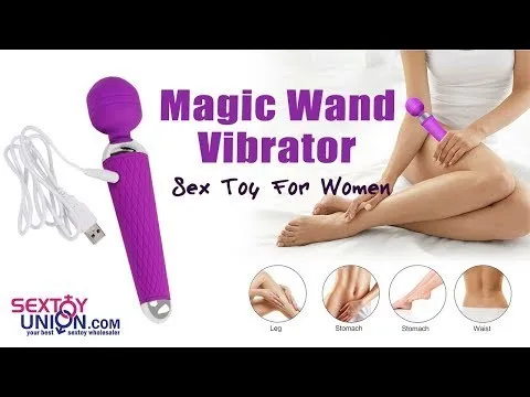 Magic Wand Vibrator USB Rechargeable Clitoris Stimulator