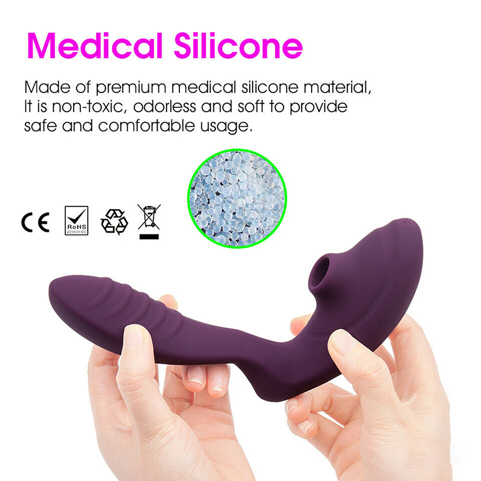  10 Speed Silicone  Sucking Vibrator Clitoris Stimulator 