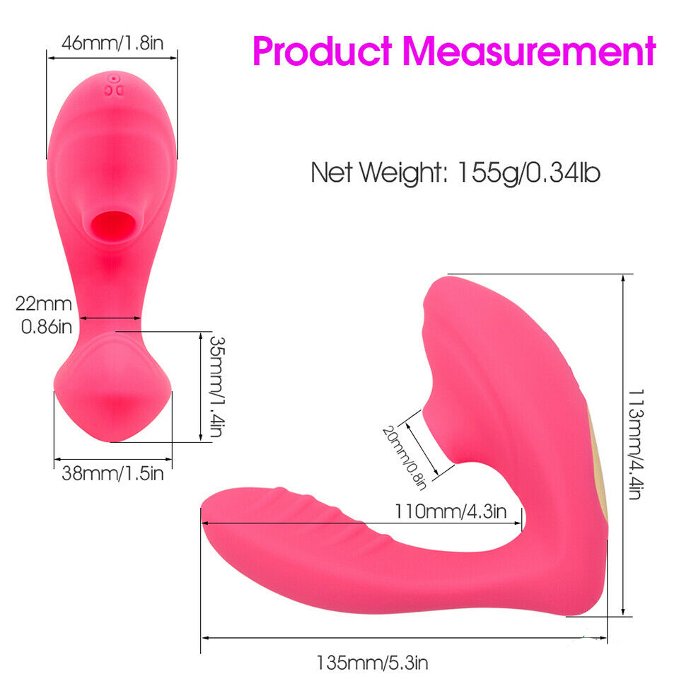  10 Speed Silicone  Sucking Vibrator Clitoris Stimulator 