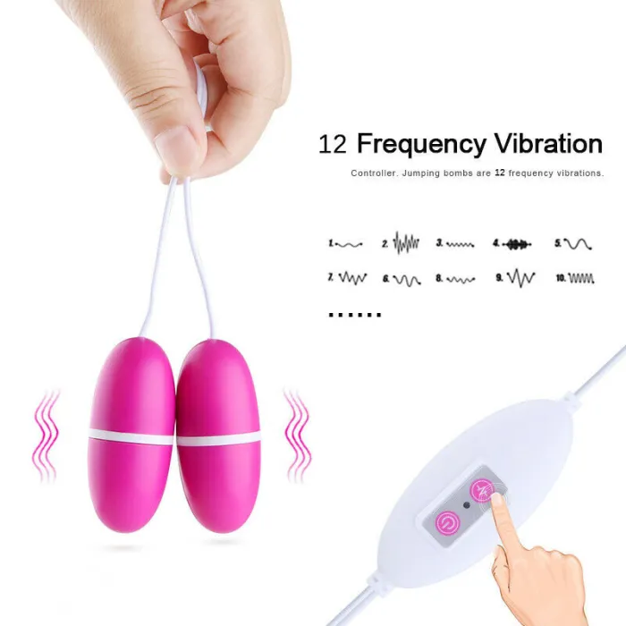 12 Speed Remote Control Egg Bullet Vibrator