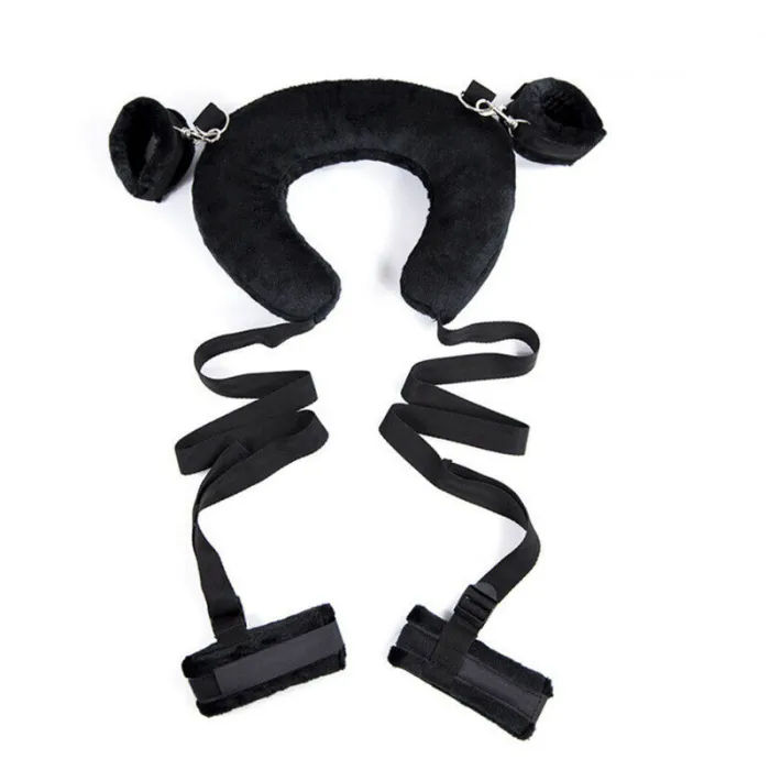 Cosplay Fetish Bed Restraint Bondage Ankle&Hand Cuffs
