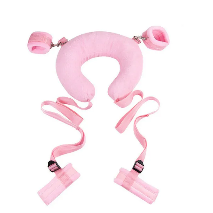 Cosplay Fetish Bed Restraint Bondage Ankle&Hand Cuffs