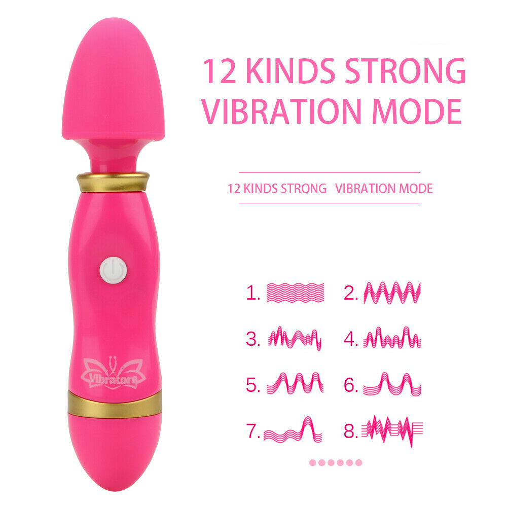 AV Massager 12 Speed Dildo Vibrator G-Spot Massager Adult Sex Toys