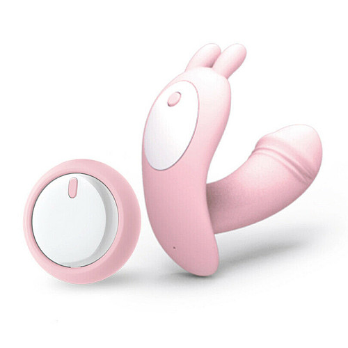 G-Spot Wearable Dildo Vibrator 12 Speed Wireless Remote Control USB Charging