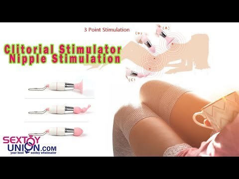 Vibrating 3 in 1 Clitoris Stimulator Nipple Stimulation