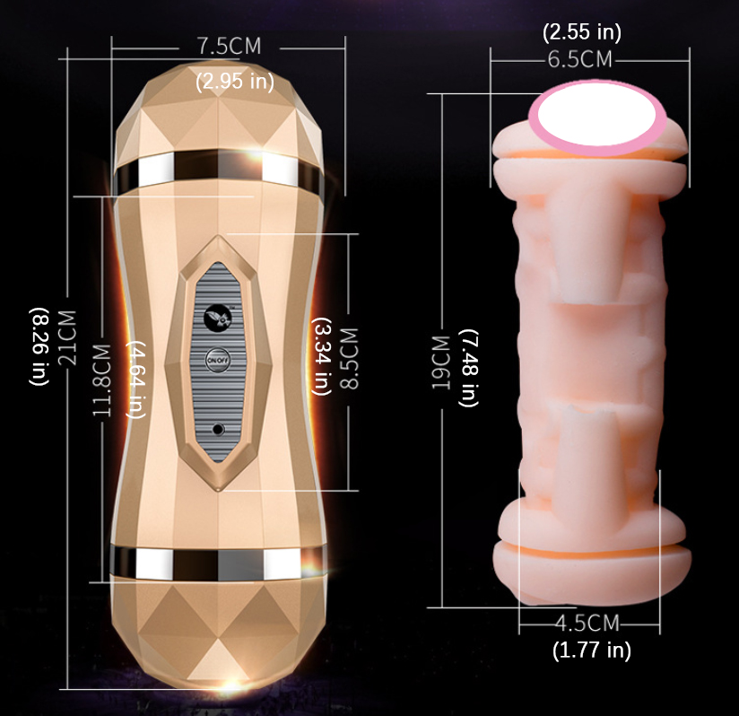 Male Masturbation Cup Realistic Vagina Pussy 