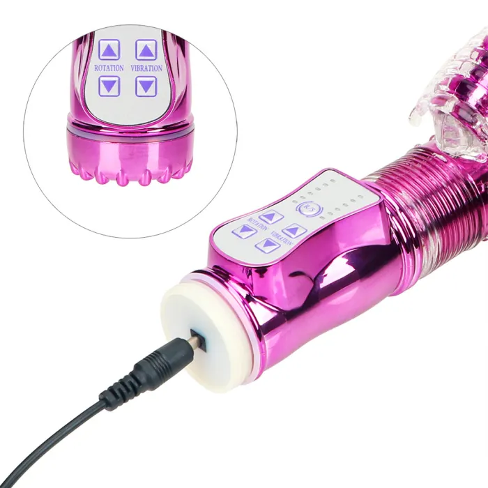 Rechargeable Powerful 10 Speed Rampant Rabbit Vibrator