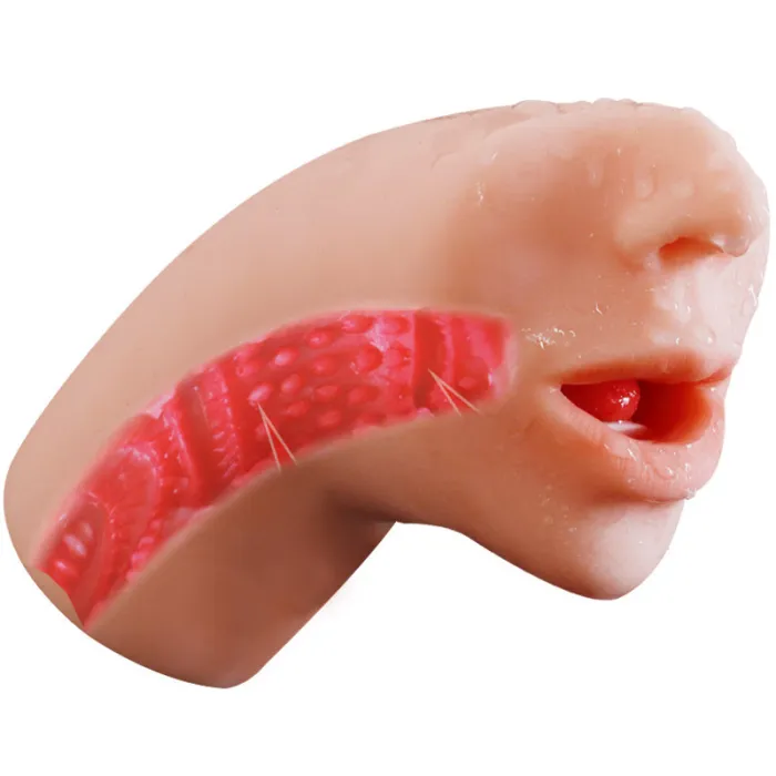 Male Masturbator Realistic Oral 3D Deep Throat Blow Job Sex Dolls