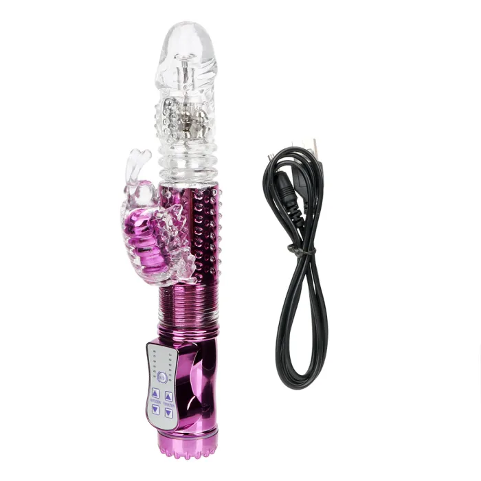 Rechargeable Powerful 10 Speed Rampant Rabbit Vibrator