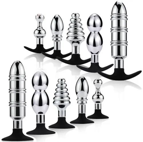 Metal Anal Plug Stainless Steel Anal Beads
