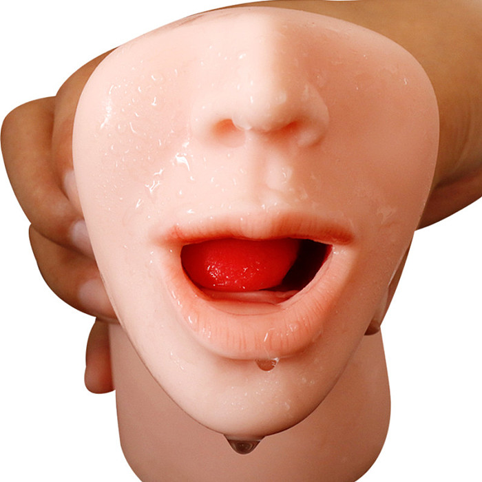 Male Masturbator Realistic Oral 3D Deep Throat Blow Job Sex Dolls