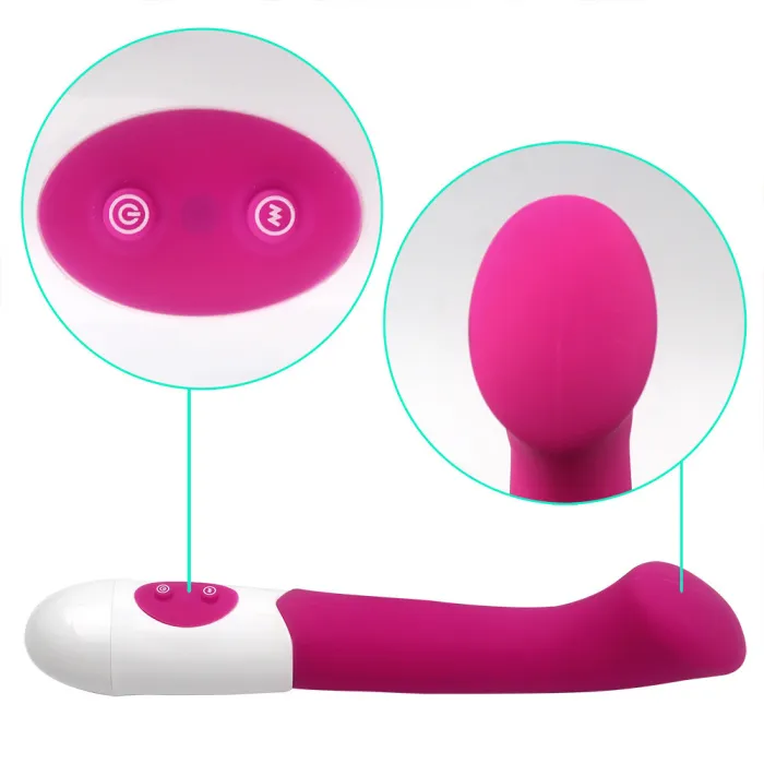 10 Speed Vibrator Anal Plug Vibrating Dildo G-spot Massager