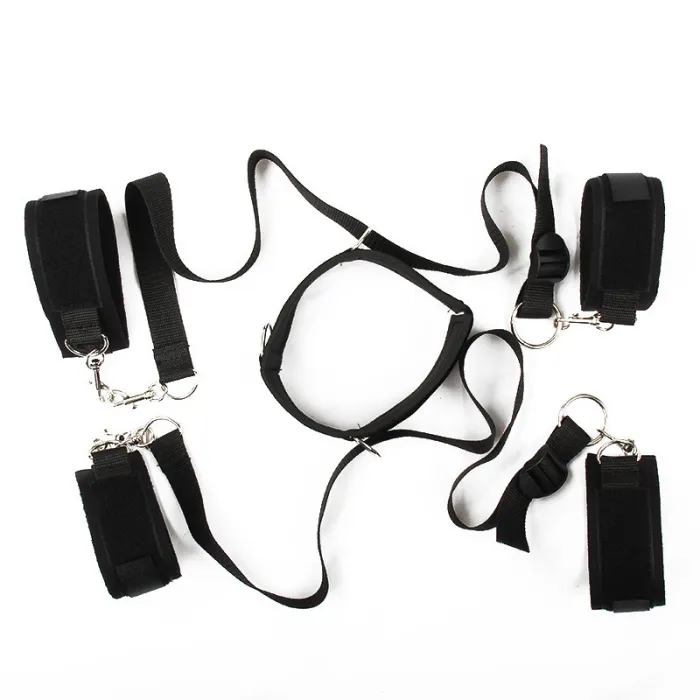 Handcuffs Strap Rope Restraints System Set Sexy Game