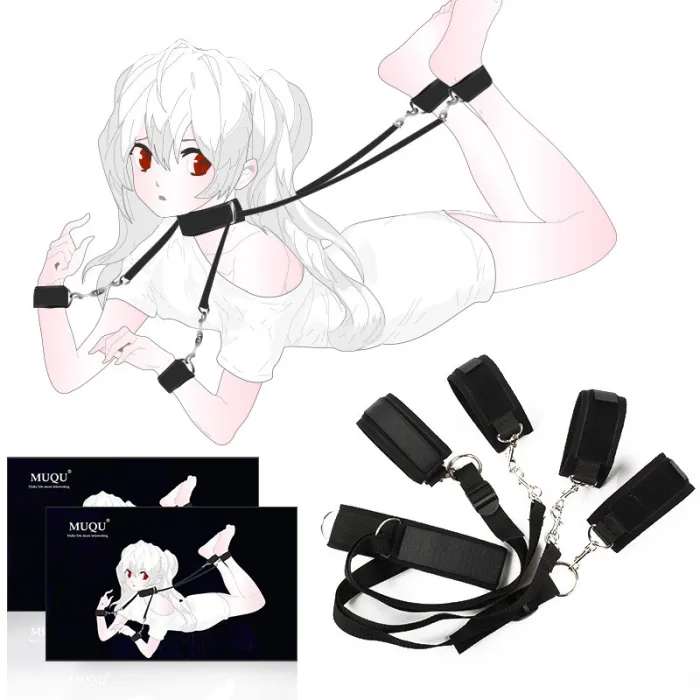 Handcuffs Strap Rope Restraints System Set Sexy Game
