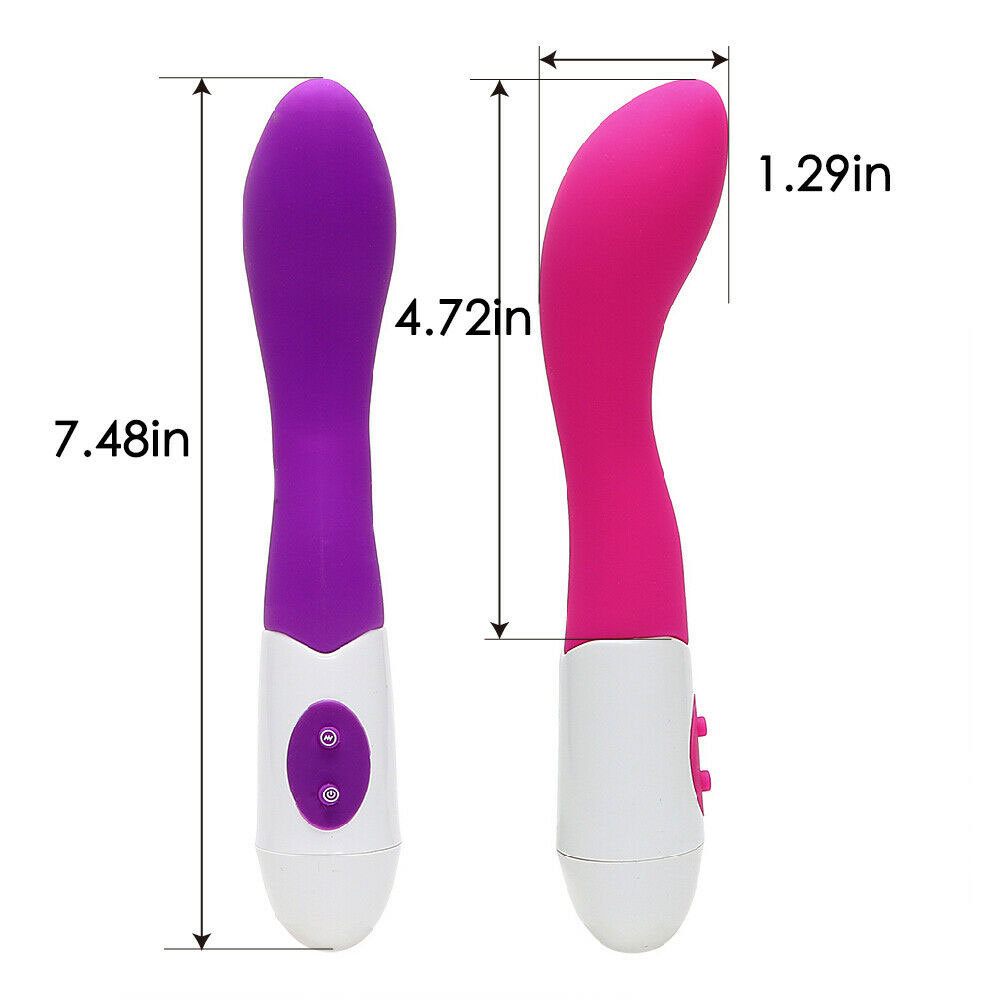 Vibrating Dildo 30 Speeds Vibrator Anal Plug Silicone G-spot Massager sex toys