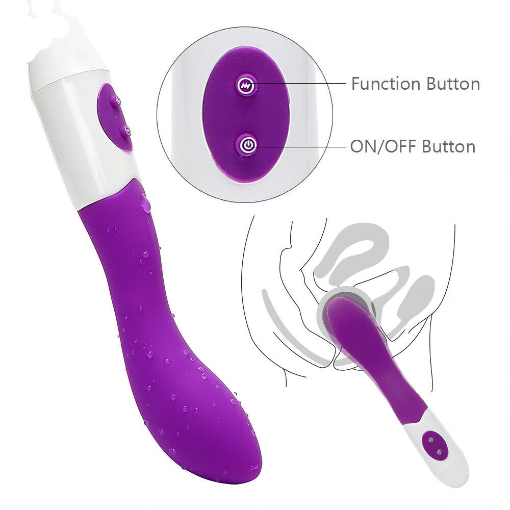 30 Speeds Vibrator Anal Plug Silicone G-spot Massager 