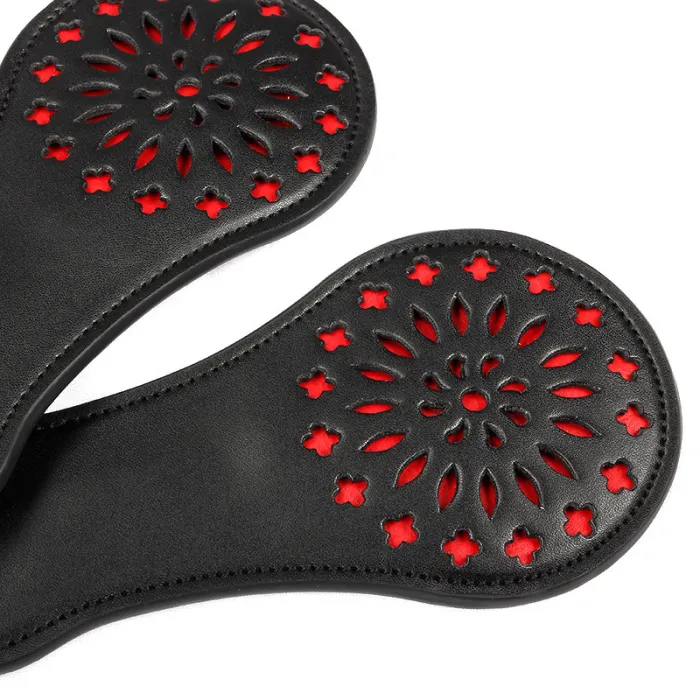 Faux Leather Spanker Flogger Whip Cane Spanking Paddle