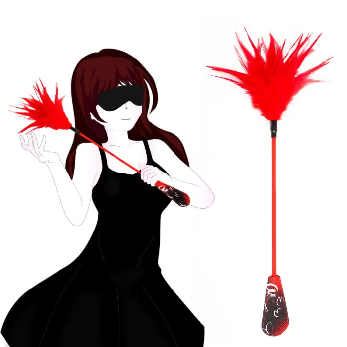 Feather Bar Fairy Spanking Paddle Spanker Flogger Whip