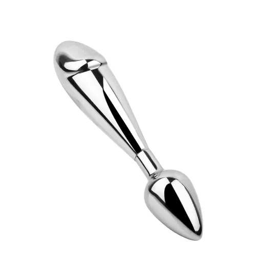 Double Anal Plugs Stainless Steel Anal Butt Plug