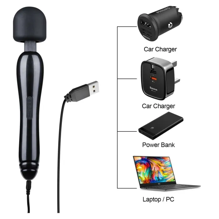 Vibrator Vibrating Dildo 30 Speed Massager Magic Wand Adult Sex Toys