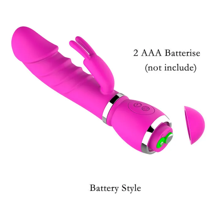 12 Speeds Rabbit Double Vibrator