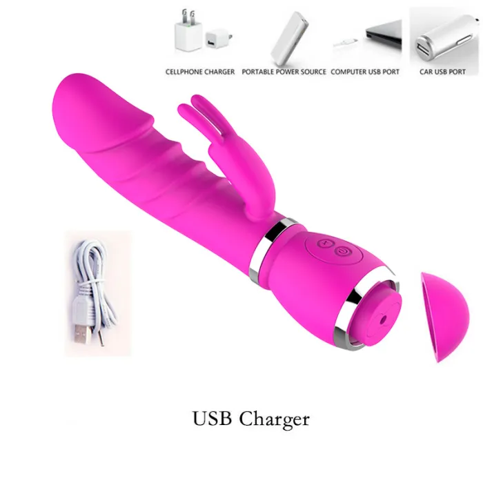 12 Speeds Rabbit Double Vibrator