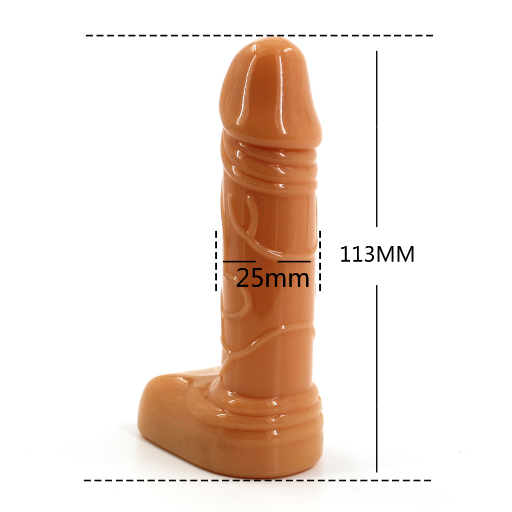 Silicone Anal Plugs Realistic Suction Cup Dildo Anal Butt Plug Adult Sex Toys
