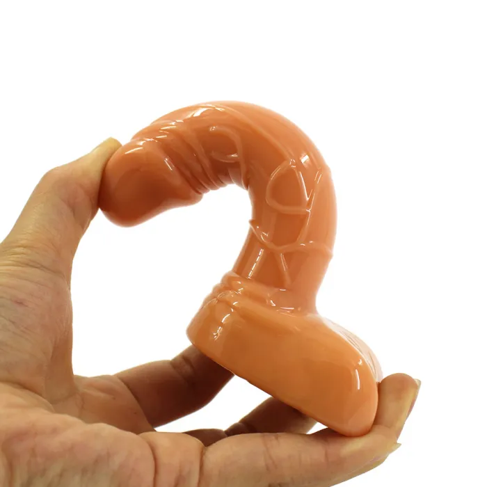 Silicone Anal Plugs Realistic Suction Cup Dildo Anal Butt Plug
