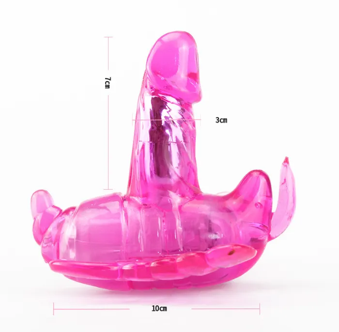 Wireless Remote Control Wearable Butterfly Vibrator Dildo