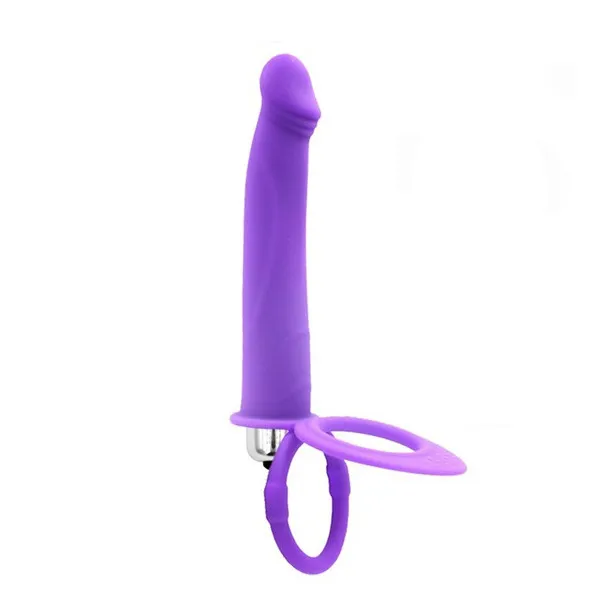 Double Penetration Strapon Dildo Vibrator