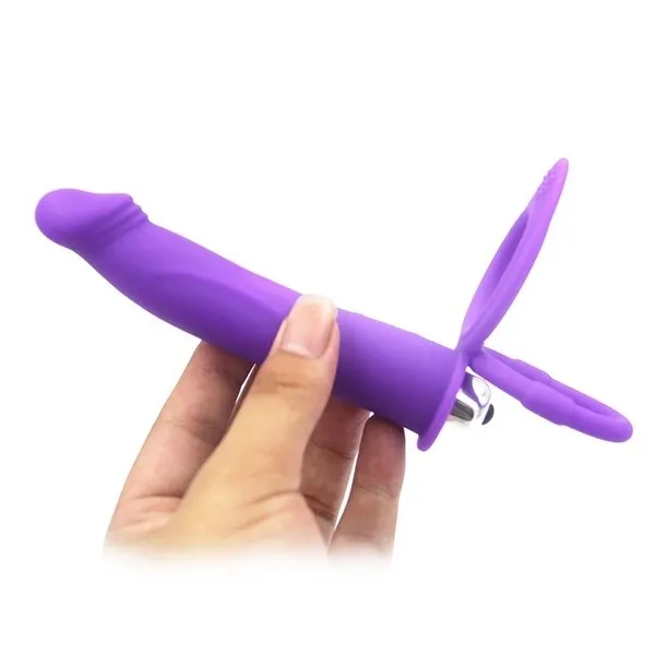 Double Penetration Strapon Dildo Vibrator