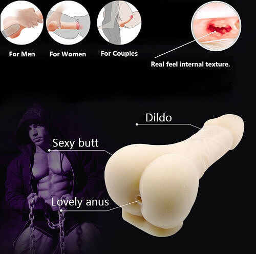 Unisex Man Penis Sleeve Pussy Women Dildos Anal Plug