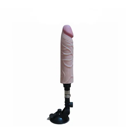 Retractile Suction Cup Sex Machine Telescopic Female Masturbator With Fixed