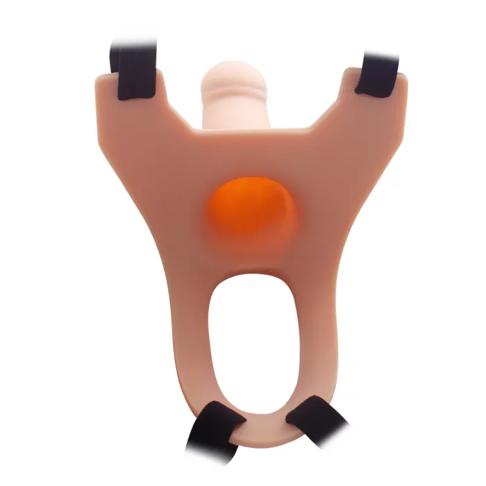 Hollow Strap Dildo Extender Penis Extension Sleeve Silicone