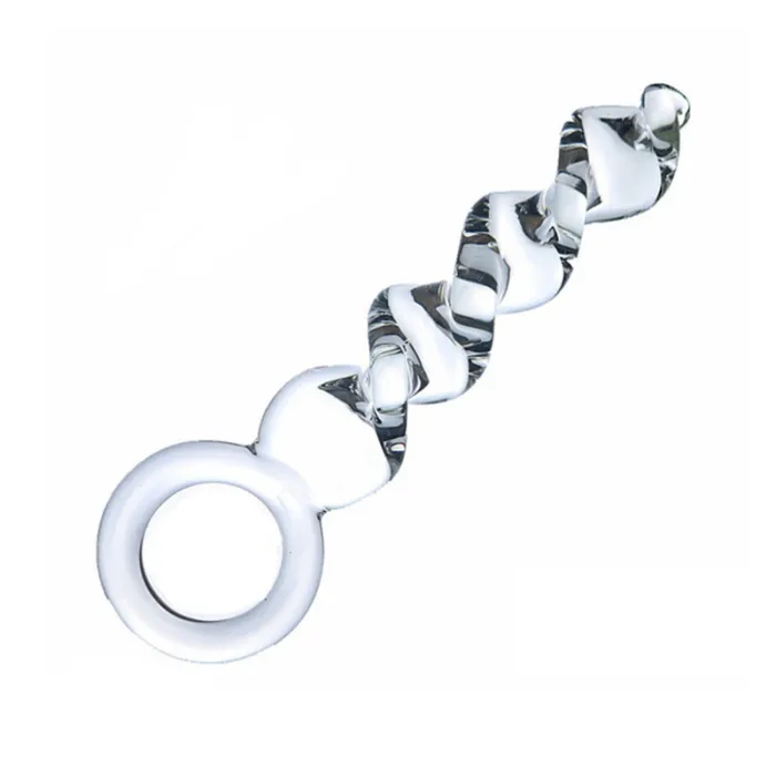 Anal Plug Glass Dildo G-spot Massage Realistic Anal Plug