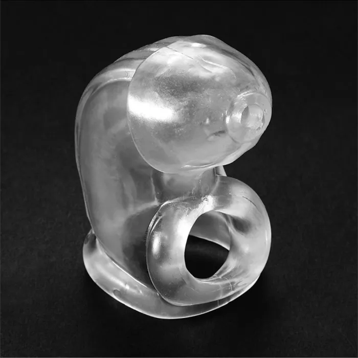 Soft Silicone Men's Cuckold Lockdown Chastity Penis