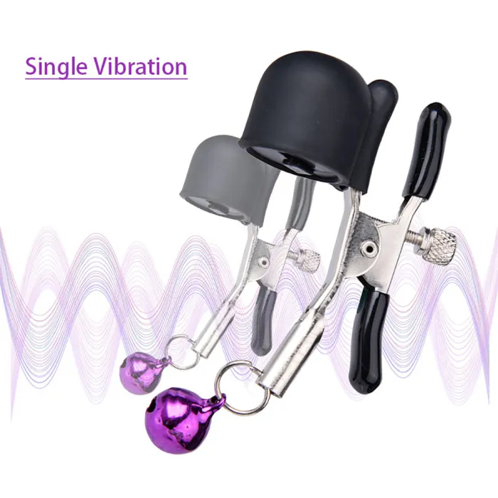 Vibrating Nipple Clamps Adjustable Flirting