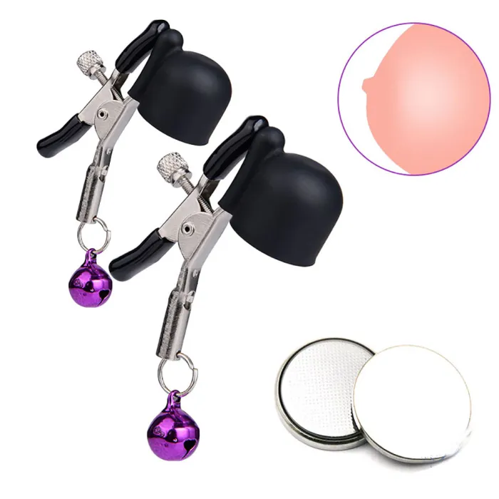 Vibrating Nipple Clamps Adjustable Flirting