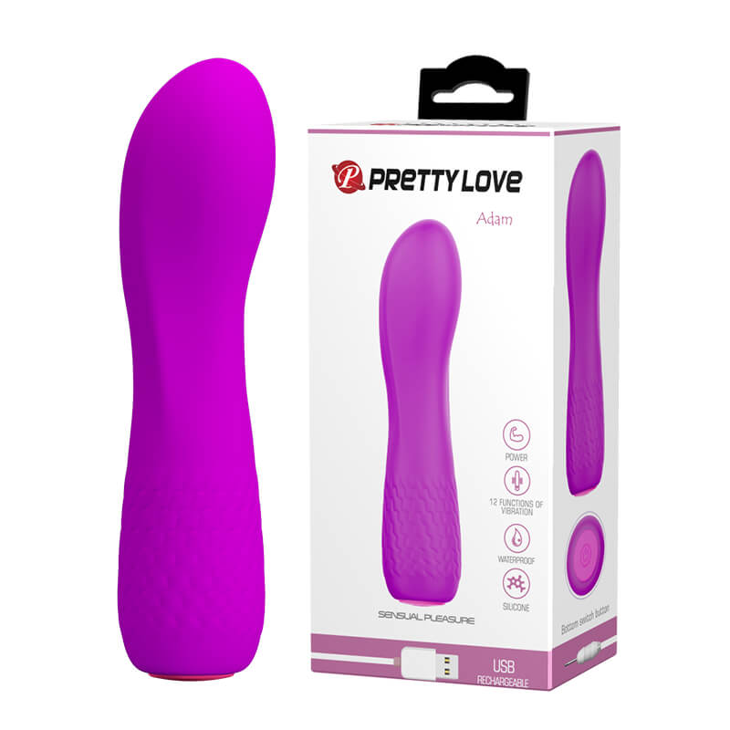Wholesale 12-Function Vibrations USB Rechargeable Silicone Vibrator