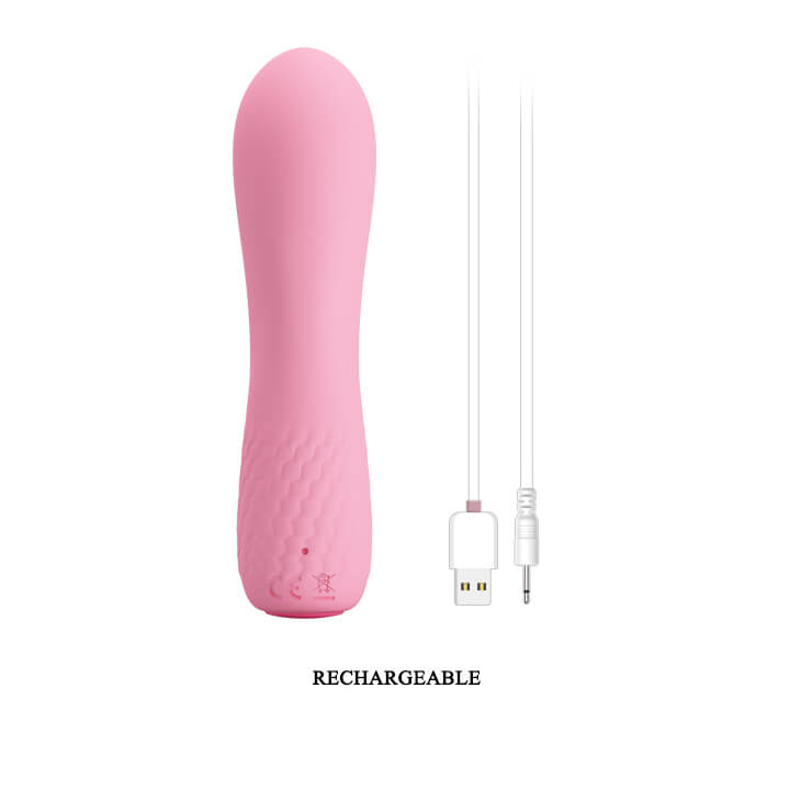 Wholesale 12-Function Vibrations USB Rechargeable Silicone Vibrator