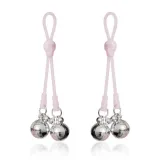 Pink skull + silver bell