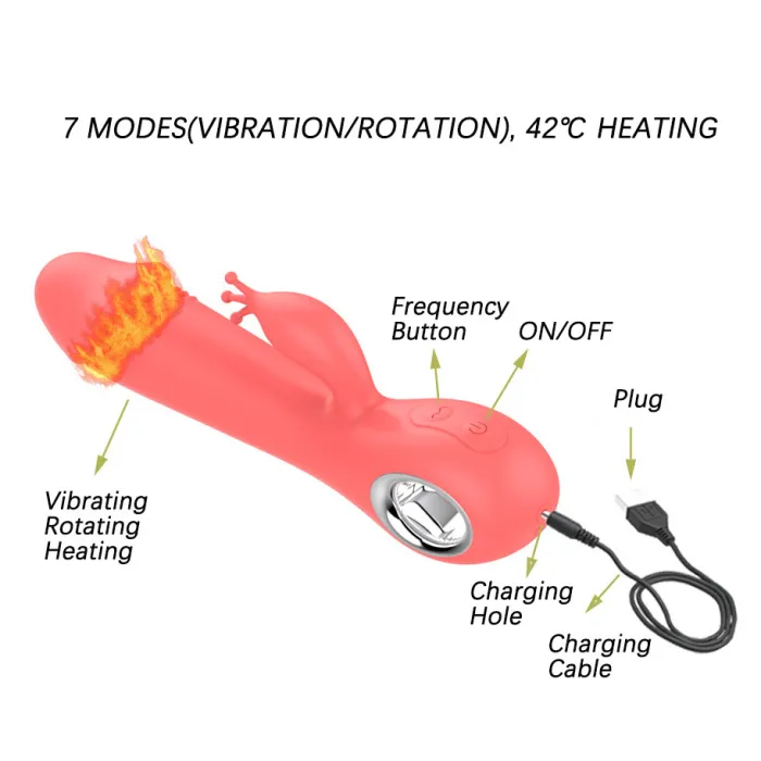 360℃ Rotating Heating Vibrator