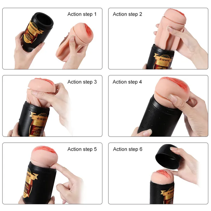 Male Beer Masturbator