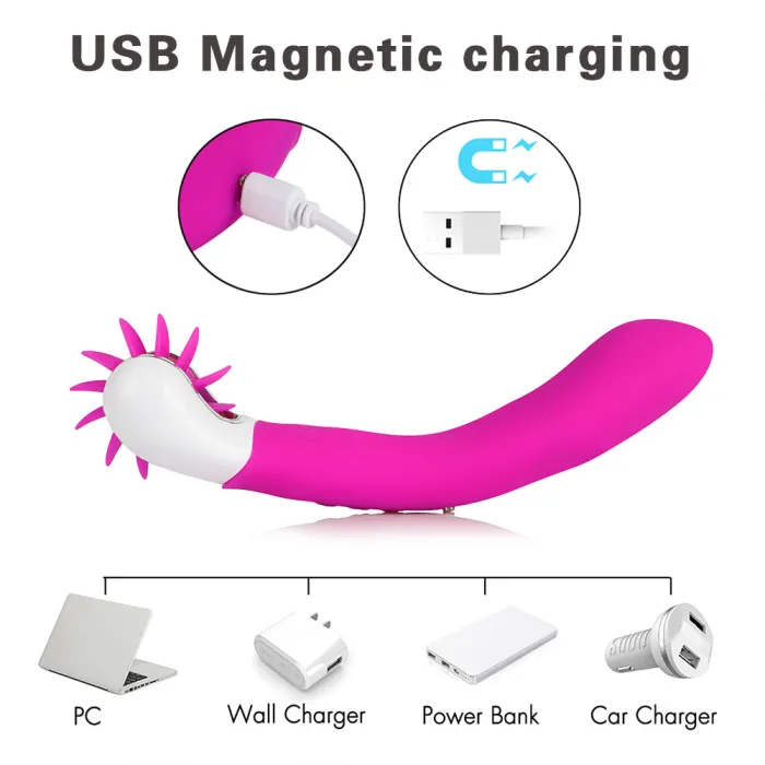 Rotation Tongue Vibrator 12 Speed