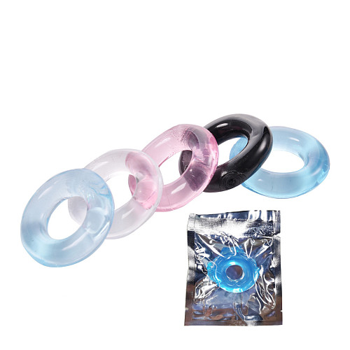 Cock Ring Penis Ring for Long Pleasure Silicone Random Colors