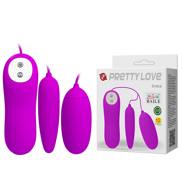 Deep Massaging 12 Speed Silicone Vibrating Eggs
