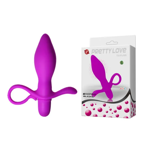 10 Speed Vibrating Silicone Butt Plug